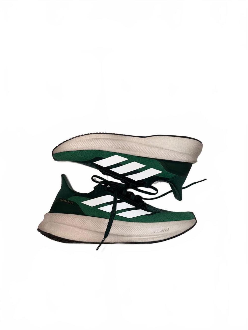 Adidas Ultraboost Light Running Shoes Green White Mens 10.5 EUC
